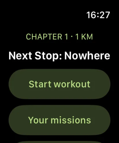 SagaRun on Apple Watch